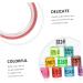 Mipcase 300 pcs Pigeon D Distinguish Private Tool Bands- Lovebirds Ringd Pigeons Homing - Marker Place 1.1x0.8cm x3pcs Colorfulx3pcs - Buy Online on GoSupps.com