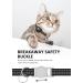 Reflective AirTag Cat Neck Band with Bell | Lightweight Tracker Collars for Kittens & Young Cats - Black - Buy Online on GoSupps.com