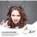 Lurrose Mesh Devil Headband Devil Headband Halloween Devil Horns Black Devil Horns Devil Costume Accessories for Halloween Party Cosplay Photo Prop - Buy Online on GoSupps.com
