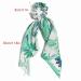 Furling Pompoms Floral Printed Hair Scarf Scrunchies - 5pcs Women's Bow Hair Bands with Long Tail Ponytail Holder - Buy Online on GoSupps.com