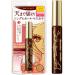 HEROINE MAKE by KISSME Long UP Brown Mascara  Super Waterproof w/ Super Lengthening & Tubing Fiber for Long and Curl Mascara Makeup WP 02 Brown