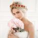 Beaupretty Red Heart Rhinestone Bridal Crown for Women - Crystal Princess Headband - Buy Online on GoSupps.com