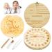 Vocemeri milk teeth box made of wood tooth box souvenir made of wood milk teeth box tooth box souvenir made of wood tooth box for milk teeth made of wood for girls and boy dinosaurs