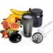 Smartshake Glossy Lite 800ml Protein Shaker Bottle - Leak-Proof BPA-Free Perfect Gift for Men & Women - Ideal for Gym Protein Shakes & Powder Black - Buy Online on GoSupps.com