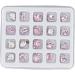 Nail Charms Different Shapes Nail Design Rhinestone Nail Decoration Box Set 20 Pieces for Performance (Pink) - Buy Online on GoSupps.com
