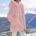 Shop Hanxiulin Women's Fleece Jacket - Cozy & Breathable Winter Parka Pink XL Reversible Design - Buy Online on GoSupps.com