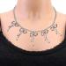 Kuaiyiju Sweet Cool Necklace - Exquisite Harajuku Collarbone Chain Hollow Loop Silver Jewelry for Women Perfect for Parties - Buy Online on GoSupps.com