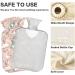 Naanle Rainbow Unicorn Hot Water Bottle - 1L Transparent Heating Pad for Hand Warmers Pain Relief & Cold Therapy - Buy Online on GoSupps.com