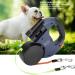 Dog Leashes Traction Rope Dual Headed Retractable for Cat Dog(Dark Gray) - Buy Online on GoSupps.com