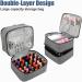 Movstriker Nail Polish Organiser Bag Double Layer Nail Varnish Storage Holds 30 Bottles and A Nail Lamp Traveling Nail Polish Storage Case Portable Nail Lipstick Beauty Tools Box(Grey) - Buy Online on GoSupps.com