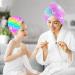 Kids Hair Towel Wrap Set - 2 Pack Rapid Drying Turbans for Girls| Includes Hair Brush & Face Washing Wristbands - Buy Online on GoSupps.com