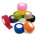 10 rolls color finger plaster Self -adhesive bandage 2.5cm x 4.5m self -adhering bandage elastic adhesive tape fixing bandage for finger dog horse animals 2.5cm multicolored