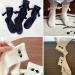 Hand in Hand Funny Couple Socks - Magnetic Magnet Holding 3D Doll Design (2-Pack White) - Buy Online on GoSupps.com