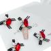 4pcs Stylish European Nail Decorations DIY Art Manicures Easy To Install Nail Embellishments For Salon Home Use Elegant Nail Accessories Pink - Buy Online on GoSupps.com