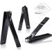 Manicure Set Nail Set Nail Clipper Kit Professional - Stainless Steel Pedicure Set Nail Grooming Kit of 15pcs with Case for Travel (Black/Yellow) - Buy Online on GoSupps.com