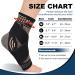 Plantarelief Copper Ankle Bandage - Adjustable Compression Sleeve for Achilles Tendon & Plantar Fasciitis - XL Support for Men & Women - 1 Pair - Buy Online on GoSupps.com