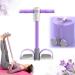 Multifunctional Pedal Puller Resistance Rope 6-Tube Elastic Fitness Resistance Band Pedal Tension Rope Yoga Elastic Exercise Bands Abdomen Arm Slimming Training Purple count style