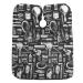 Waterproof Breathable Hairdressing Apron Hair Salon Shawl Apron Printed Hair Cutting Apron for Hairdressers 120x145cm