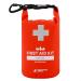 Breakwater Supply Waterproof First Aid Kit Dry Bag Bug Out Bag, Emergency Survival Supplies for Boating, Camping, Kayaking + Heavy-Duty Carabiner, Floating, Reflective, Lightweight First Aid Survival Kit (Red)