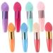 FOMIYES Highlighter Sponge Makeup Sponge Make up Sponges for Face Powder Puff Sponge Makeup Puff Makeup Applicator Mushroom Head Handle Sponge