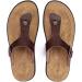 Harssidanzar Men's Orthotic Arch Support Flip-Flops, Snakeskin Design, Size 11 - Buy Online on GoSupps.com
