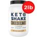 Cheesecake Keto Meal Replacement Shake 2lbs - Low Carb Protein Powder Shake Mix High Fat with MCTs Collagen Peptides and Real USA Cream Cheese Cheesecake 32 Ounce (Pack of 1) - Buy Online on GoSupps.com