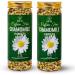 BLUE TEA - Chamomile Flower Tea - 60 gm (Pack of 2) | FARM PACKED for Freshness | Pure Whole Flower Buds of Chamomile | Caffeine Free | Herbal Tea