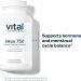 Vital Nutrients Vitex 750 - Female Hormone Support - 120 Vegetarian Capsules - Buy Online on GoSupps.com