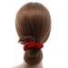 Red Velvet Solid Scrunchies - Set of 2 | Luxe Hair Accessories - Buy Online on GoSupps.com