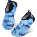 JIASUQI Kids Water Shoes Quick Dry Aqua Socks for Beach Swimming - Blue Whale (8.5/9 UK Child) - Buy Online on GoSupps.com