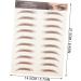  FRCOLOR FRCOLOR Eco Imitation Eyebrow Stickers Eyebrow Hair-Eyebrow Lip Stickers for Women Transfer Stickers to Decorate Eyebrow Size - Buy Online on GoSupps.com