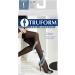 Truform Sheer Compression Stockings 15-20 mmHg - Women's Thigh High 20 Denier Black X-Large (Pack of 2) - International Shipping Available - Buy Online on GoSupps.com