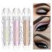 JUNRUO Liquid Glitter Eyeshadow - Waterproof Metallic Shimmer Eye Makeup for Women - Quick-Drying & Long Lasting Sparkling Cosmetic Glitter (Crystal Lamp) - Buy Online on GoSupps.com