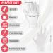 Buy Cotton Gloves - 4 Pairs of Breathable Washable Reusable Protective Gloves for Eczema & Dry Hands - Buy Online on GoSupps.com
