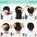 Tigeen 24 Pieces Hair Side Combs U Shaped Teeth Hair Pins Black - Hair Accessories for Women and Girls - Buy Online on GoSupps.com