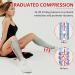 Ailaka Compression Socks with Zipper - 15-20 mmHg Medical Knee Socks for Men & Women | Open Toe Varicose Veins Edema & Recovery | Large/X-Large (3 Pairs) - Gray - Buy Online on GoSupps.com