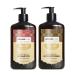 Arganicare | Duo Shampoo + Conditioner | Castor | Growth Accelerator | Gently Cleans & Moisturizes Hair | All Hair Types | 1x400 ML+ 1x400mL