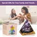 Orgone Pyramid - Amethyst & Obsidian Healing Crystals for Love, Health, and Protection - Chakra Balancing Meditation Home Decor - 6cm - Buy Online on GoSupps.com