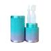 Znet3D Eye Drop Vial Holder & Travel Carry Case - Securely Holds Three (3) Single-Use Vials - Screw-On Lid Knurled Pattern - Keep Vials Safe & Secure While Traveling (Multi-Color)