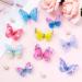 Buy 20 Pieces Butterfly Hair Clips - Glittery 3D Snap Hair Accessories for Girls Women & Children | Diamond Design - Buy Online on GoSupps.com