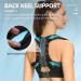 Back Posture Corrector Belt Adjustable Shoulder Neck Spine for Column Posture Correction for Women Men Straightener A - Black Orange XXXL - Buy Online on GoSupps.com