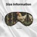 Buy SSIMOO A Brood of Chickens Sleep Mask - Adjustable Breathable & Fashionable Eye Mask for Comfortable Sleep | International Shipping Available - Buy Online on GoSupps.com