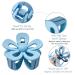 8PCS Flower Claw Clips for Thick Hair - Non Slip Matte Hair Accessories for Women and Girls - Buy Online on GoSupps.com