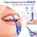 Invisalign Aligner Case with Mirror and Removal Tool - Premium Retainer Case for Mouth Guards - Easy to Use (Black) - Buy Online on GoSupps.com