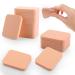 Molain 24 pieces of mini powder tasting make-up sponges beauty blender foundation sponges for face make-up blender holder pads applicator accessories (skin tone)