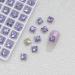 FEIlei 10 Pcs Heart Nail Charms Pointed Back Nail Art Charms Butterfly Nail Rhinestones - Buy Online on GoSupps.com