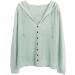 Gefomuofe Cardigans for Women Long Cardigan Lightweight Loose Cardigan Summer Elegant Flowers Printed Long Sleeve Elegant Casual Shoulder Jacket Sun Protection Shirt Holiday Beach Blouse Green One Size - Buy Online on GoSupps.com