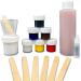 TRUE COMPOSITES Premium Gelcoat Repair Kit-Complete Set with Hardener, Measuring Cup, Coloring Agent-Remove Scratch, Crack, Leak, Chips from Boats Auto Kayak Jetski-Marine Grade-Use with Fiberglass