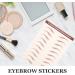 TOPBATHY Autocollants pour Sourcils Imperm ables Effet R aliste Kit Maquillage Brun 3 Feuilles Transfert D Eau pour Modeler et Entretenir Sourcils Naturels - Buy Online on GoSupps.com
