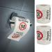 Toilet paper 2 Set "Happy Birthday50" 50.Birthday 24 meters 2-layer 180gr/sqm toilet paper motif paper toilet paper (2 x toilet paper 50)
